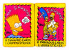 The Simpsons Vintage Trading Cards TWO Wax Packs 1990 Topps Homer Bart 90's 80's