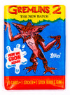 Gremlins 2 Vintage Trading Cards TWO Wax Packs 1990 Topps Gizmo Movie