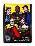 The A-Team Vintage Trading Cards TWO Wax Packs 1983 Topps Mr. T Movie
