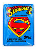 Superman 2 Vintage Trading Cards ONE Wax Pack 1980 Topps DC Comics Superhero
