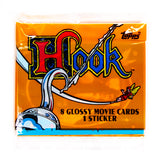 Hook Movie Vintage Trading Cards ONE Pack 1991 Topps Peter Pan Captain Tink