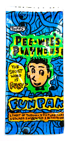 Pee-Wee's Playhouse Vintage Trading Cards ONE Pack 1988 Topps PeeWee H –  The Wild Robot