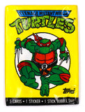 Teenage Mutant Ninja Turtles TMNT Vintage Trading Cards FOUR Packs Topps Cartoon