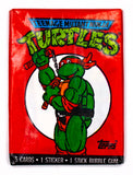 Teenage Mutant Ninja Turtles TMNT Vintage Trading Cards FOUR Packs Topps Cartoon