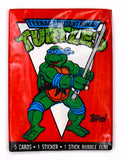 Teenage Mutant Ninja Turtles TMNT Vintage Trading Cards FOUR Packs Topps Cartoon