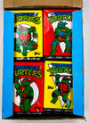 Teenage Mutant Ninja Turtles TMNT Vintage Trading Cards FOUR Packs Topps Cartoon