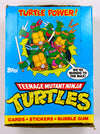 Teenage Mutant Ninja Turtles TMNT Vintage Trading Cards FOUR Packs Topps Cartoon