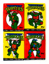 Teenage Mutant Ninja Turtles TMNT Vintage Trading Cards FOUR Packs Topps Cartoon