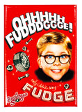 A Christmas Story Oh Fudge But I Didn't Say Fudge FRIDGE MAGNET Holiday Decor Red Ryder Air Rifle