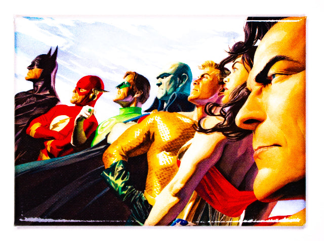 DC Comics Justice League Alex Ross FRIDGE MAGNET Flash Superman Batman ...