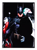 DC Comics Batman Harley Quinn The Joker FRIDGE MAGNET Gotham City Alex Ross