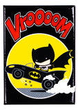DC Comics Batman Chibi Batmobile Vroooom FRIDGE MAGNET Gotham City Dark Knight