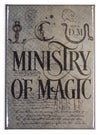 Harry Potter Ministry of Magic FRIDGE MAGNET Gryffindor Hogwarts Snape Hermione