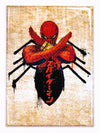 Japanese Spiderman Arms Crossed FRIDGE MAGNET Marvel Comic Book Avengers Iron Man