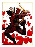 Marvel Deadpool Cupid FRIDGE MAGNET Avengers X-Men Hearts Valentines Day Love