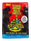 Teenage Mutant Ninja Turtles 2 TMNT Vintage Trading Cards ONE Wax Pack 1991 Topps