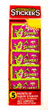 1988 Slimer Real Ghostbusters Vintage Trading Cards 5 Packs in 1 Rack Pack Ghost