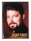 Star Trek The Next Generation William Riker FRIDGE MAGNET The Enterprise Picard