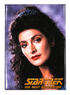 Star Trek The Next Generation Deanna Troi FRIDGE MAGNET The Enterprise Picard