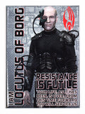 Star Trek The Next Generation Locutus of the Borg FRIDGE MAGNET The Enterprise Picard