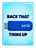 Back That Thing Up FRIDGE MAGNET Funny Meme Humor USB Flash Drive