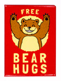 Free Bear Hugs FRIDGE MAGNET Funny Meme Humor Hug