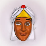 Vintage Disney Aladdin Halloween Mask Prince Ali Rubies 1993 Genie