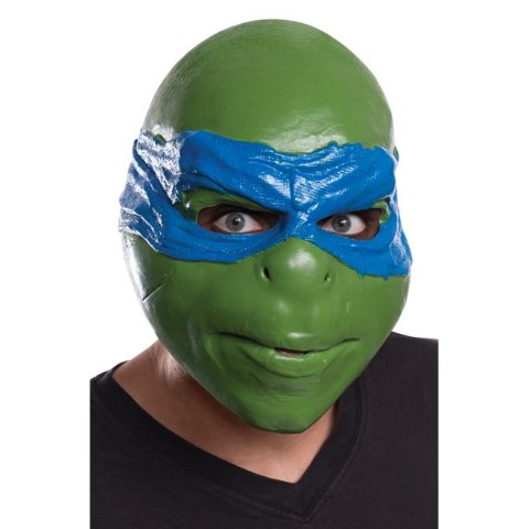 TMNT Leonardo ADULT Latex Halloween Mask Teenage Mutant Ninja Turtles ...