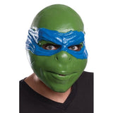 TMNT Leonardo ADULT Latex Halloween Mask Teenage Mutant Ninja Turtles Rubies