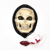Vintage Bleeding Skull with Blood Pump Halloween Mask Skeleton Bloody Face