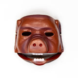 Rare Vintage Pig Face Halloween Mask With Moveable Jaw 1970's