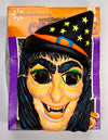 Vintage Ben Cooper Witch Halloween Mask Woolworths 60's Kusan Collegeville Halco
