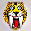 Vintage Giant Sabertooth Tiger Halloween Mask Very Rare Over Sized 1960s Decoration
