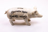 Cast Iron Piggy Bank Vintage Style Pig Hog Farm Animal Barn Country BBQ