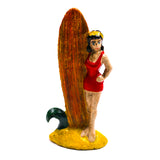 Cast Iron Surfer Girl Bottle Opener Surfing Surf Board Hawaiian Style Desk Decor