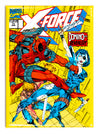 Marvel Comics X-Force #11 Deadpool Domino FRIDGE MAGNET X-men Avengers