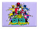 Go Go Power Rangers FRIDGE MAGNET Hasbro Saban Blue Red Pink Black Green Ranger