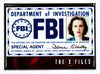 X Files Dana Scully FBI ID Badge FRIDGE MAGNET Fox Mulder UFO Aliens Believe
