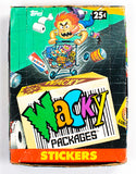 Vintage Topps 1990 Wacky Packs Stickers ONE WAX PACK Trading Cards