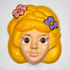 Vintage Hallmark Princess Halloween Mask Flower Girl Collegeville Ben Cooper