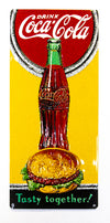 Drink Coca Cola Premium Embossed Tin Metal Sign Coke Soda Pop Bottle Ande Rooney