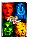 The Wizard of Oz Cast Photo FRIDGE MAGNET Dorothy Cowardly Lion Tin Man Scarecrow
