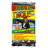 Vintage The Worst From Mad TV Trading Cards ONE PACK From Box Lime Rock