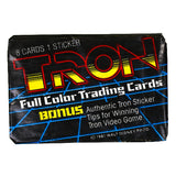 Vintage 1981 Donruss Disney Tron Wax Pack ONE PACK Trading Cards Classic Arcade