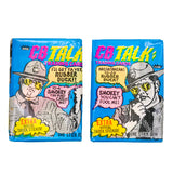 Vintage 1977 Fleer CB Talk Trading Cards TWO WAX PACKS 70s Comic Trucker Semi Truck