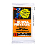 Vintage 1990 Impel Marvel Universe Series 1 Cards THREE PACKS Stan Lee Captain America Wolverine Spiderman