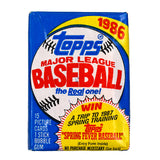 Vintage 1986 Topps Baseball ONE WAX PACK Nolan Ryan Roger Clemens Pete Rose Ripken