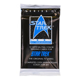 Vintage 1991 Star Trek 25th Anniversary Trading Cards ONE PACK Series 2 Captain Kirk Spock