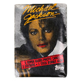 Michael Jackson Red Lip Variant Vintage Trading Cards ONE WAX PACK 1984 Topps 80s