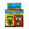 Vintage 1989 Topps Teenage Mutant Turtles TMNT Trading Cards TWO PACKS Cello